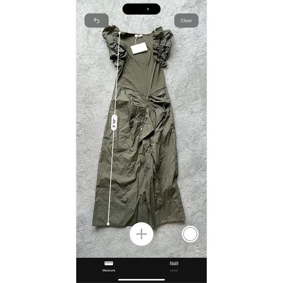 NWT Ulla Johnson Isabella Cotton Midi Dress in Military Melange Sz Small, $465 - Picture 11 of 11